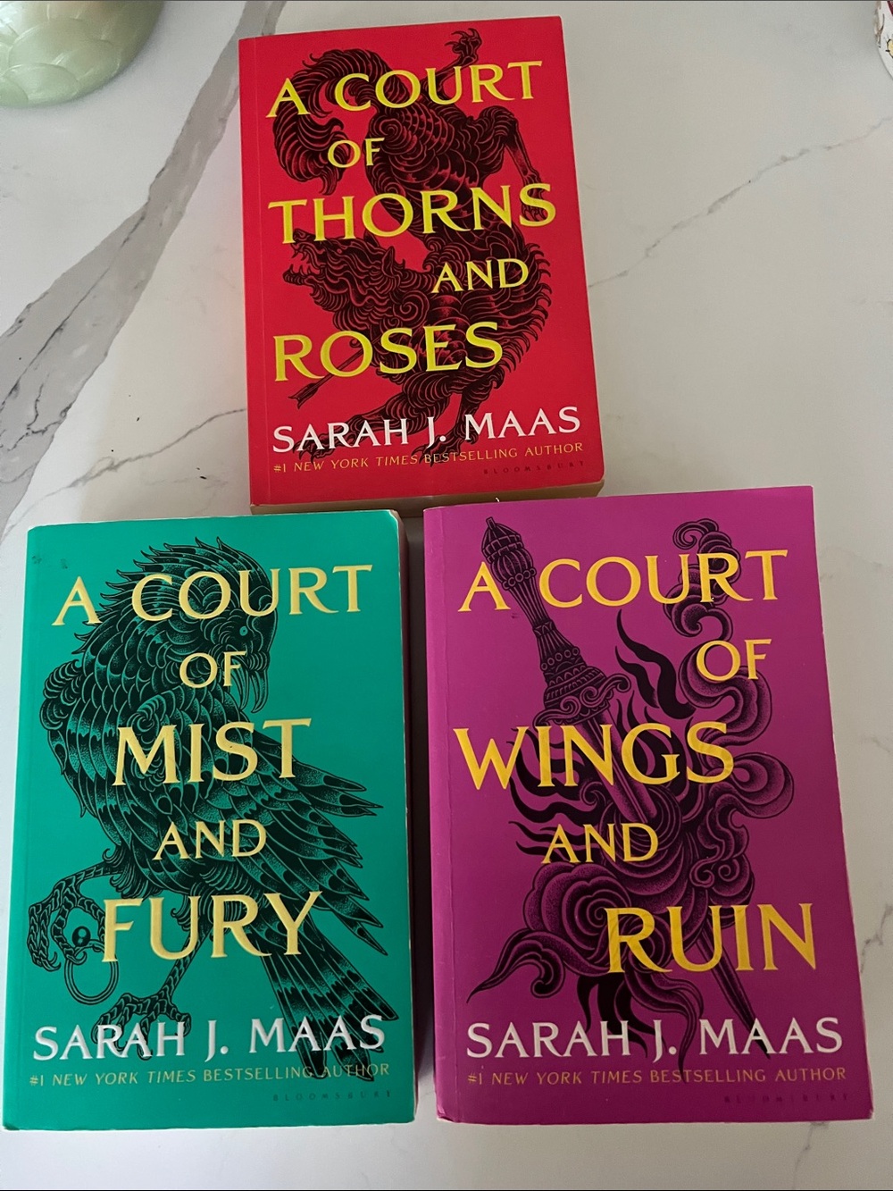 Sarah J Maas A Court of Thorns & Roses Epic Series 1st Set of 3